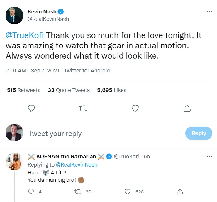 Kevin nash tweet